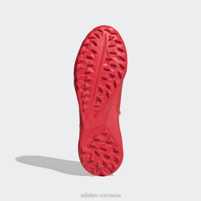 Adidas red predator edge.3 pantofi gazon adidas copii roșu/verde/negru 2JBN11547