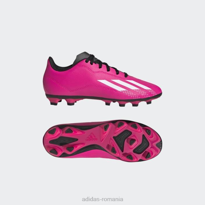 Adidas roz x speedportal.4 crampoane flexibile de fotbal la sol copii roz/alb/negru 2JBN24862
