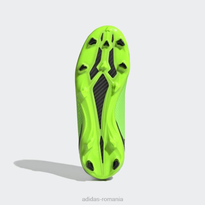 Adidas verde x speedportal.3 crampoane pentru teren ferm copii verde/negru/galben 2JBN11549