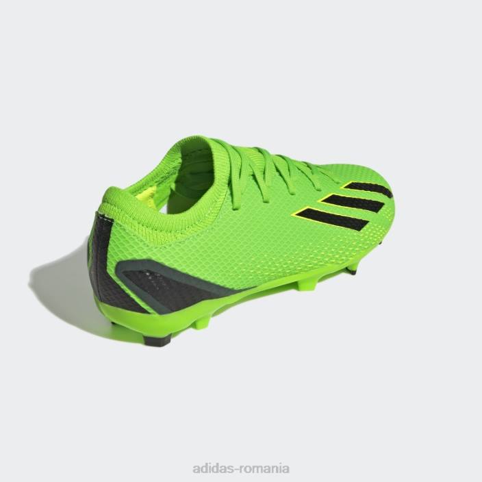 Adidas verde x speedportal.3 crampoane pentru teren ferm copii verde/negru/galben 2JBN11549