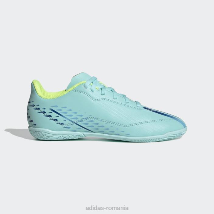 Adidas x speedportal.4 pantofi indoor aqua adidas copii aqua/albastru/galben 2JBN11454