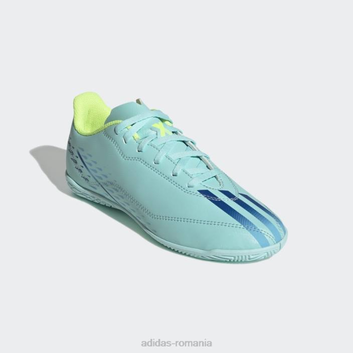 Adidas x speedportal.4 pantofi indoor aqua adidas copii aqua/albastru/galben 2JBN11454