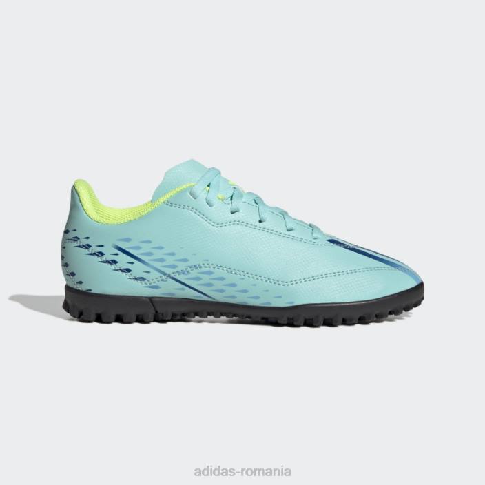 Adidas x speedportal.4 turf pantofi aqua copii aqua/albastru/galben 2JBN11096