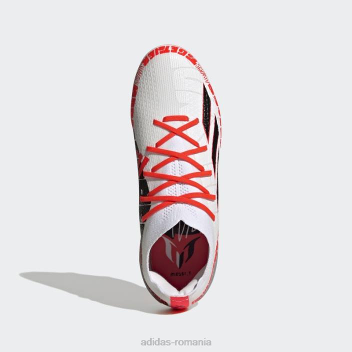 Adidas x speedportal messi.1 crape de teren ferm alb copii alb/negru/rosu 2JBN11503