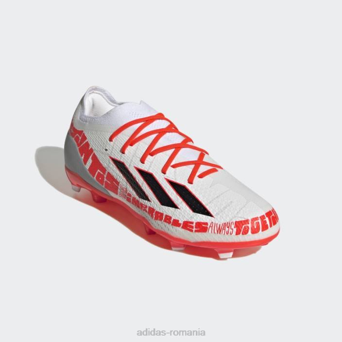 Adidas x speedportal messi.1 crape de teren ferm alb copii alb/negru/rosu 2JBN11503