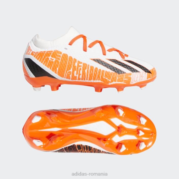 Adidas x speedportal messi.3 crape de teren ferm alb copii alb/negru/rosu 2JBN11509