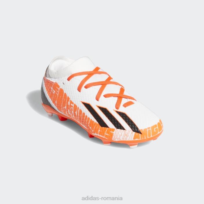 Adidas x speedportal messi.3 crape de teren ferm alb copii alb/negru/rosu 2JBN11509