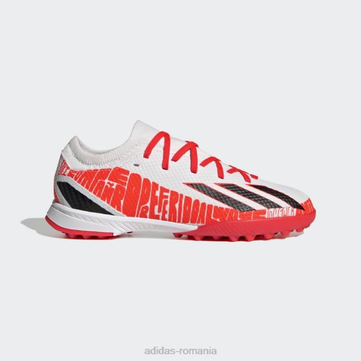 Adidas x speedportal messi.3 pantofi gazon albi copii alb/negru/rosu 2JBN11480