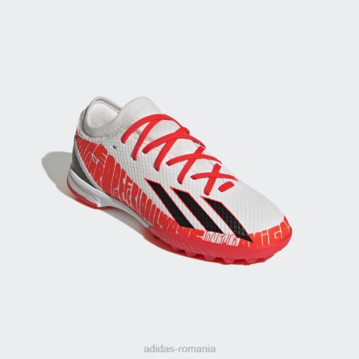 Adidas x speedportal messi.3 pantofi gazon albi copii alb/negru/rosu 2JBN11480