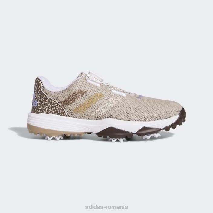 Adidas Codeschaos 22, ediție limitată, pantofi de golf fără vârfuri, bliss copii beatitudine/maro/violet deschis 2JBN3547