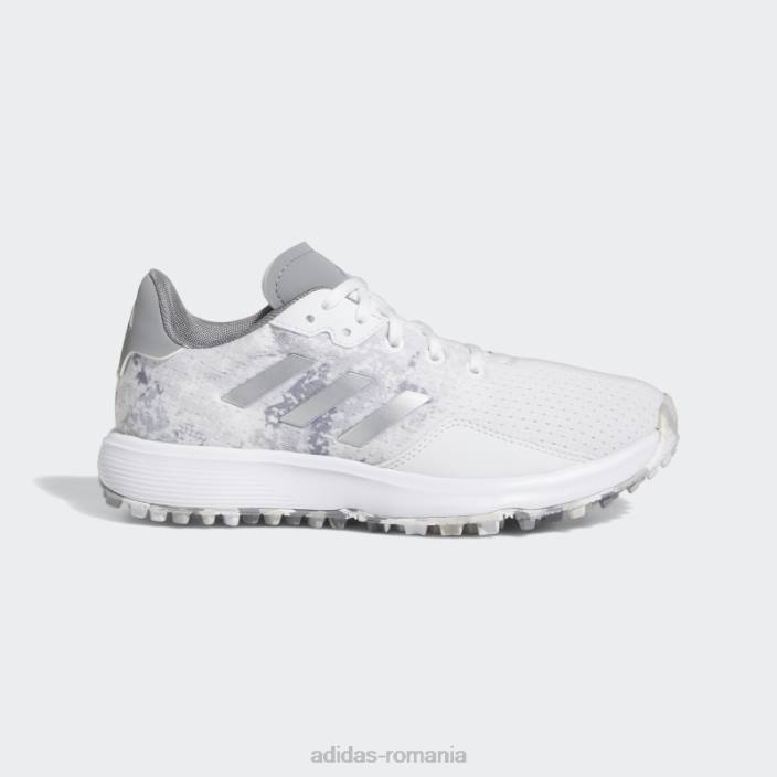 Adidas pantofi de golf albi s2g sl copii alb/argintiu/gri 2JBN17819