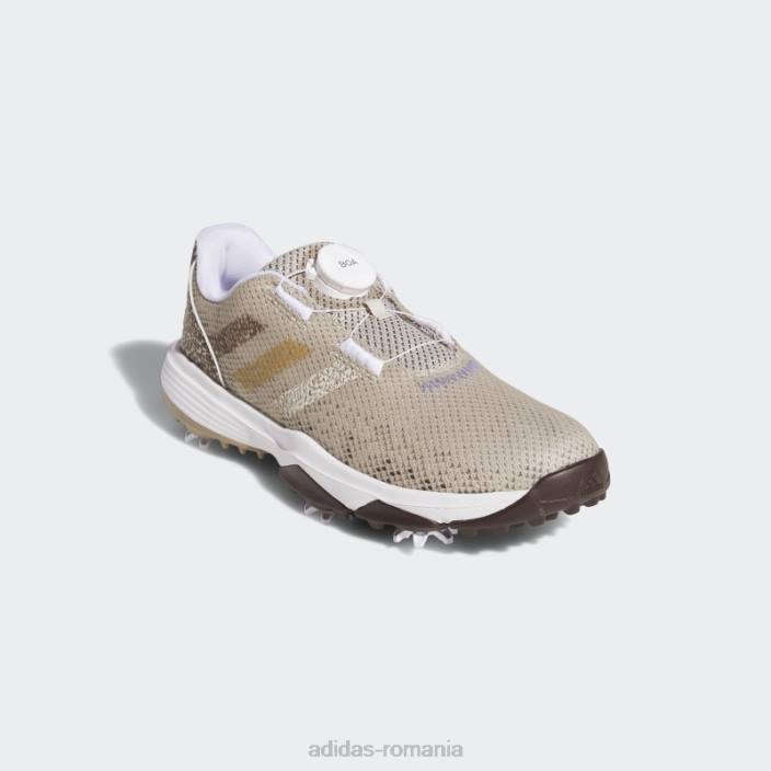 Adidas pantofi de golf bliss codeschaos 22 ediție limitată fără vârfuri copii beatitudine/maro/violet deschis 2JBN11495