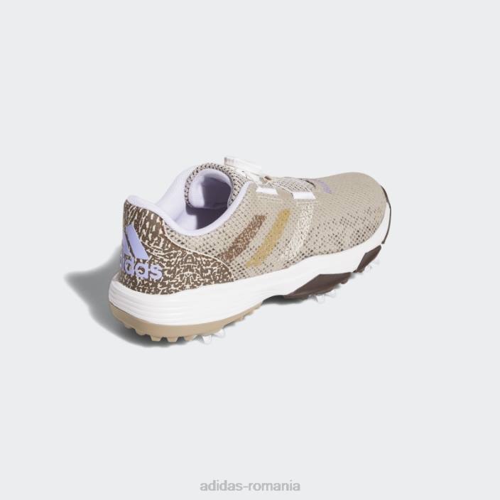 Adidas pantofi de golf bliss codeschaos 22 ediție limitată fără vârfuri copii beatitudine/maro/violet deschis 2JBN11495
