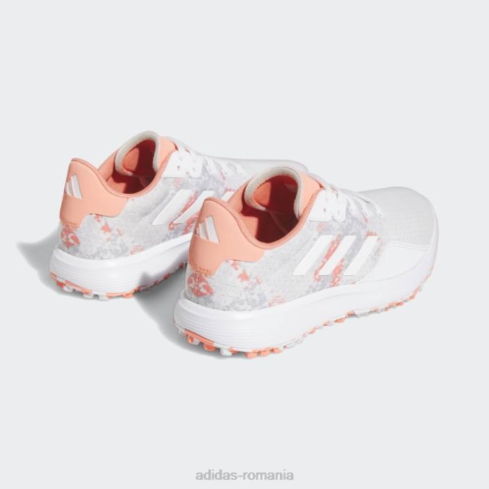 Adidas pantofi de golf s2g sl alb copii alb/coral 2JBN11347