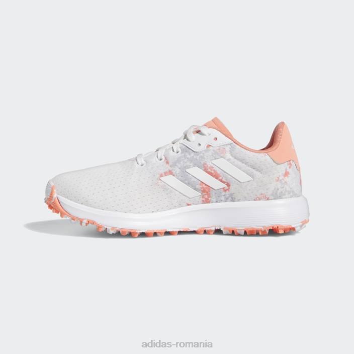 Adidas pantofi de golf s2g sl alb copii alb/coral 2JBN11347