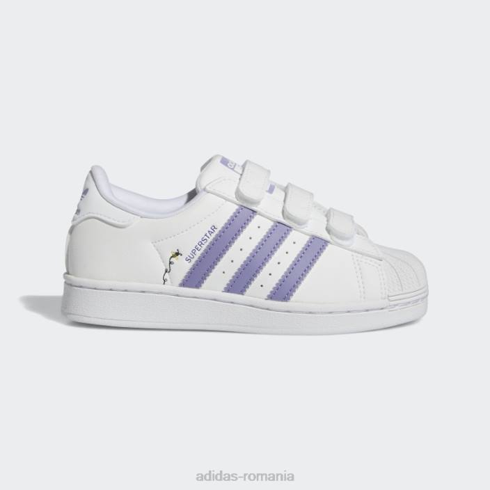 Adidas Energy Ink pantofi superstar fierbinți copii cerneală albă/liliac/energetică 2JBN11225