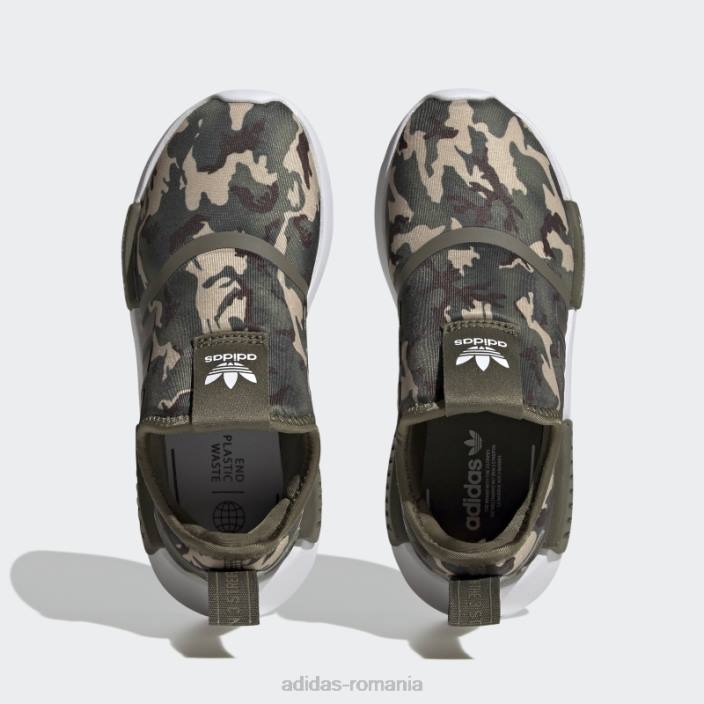 Adidas NMD 360 Shoes Olive Adidas copii măsliniu/maro închis/alb 2JBN17652