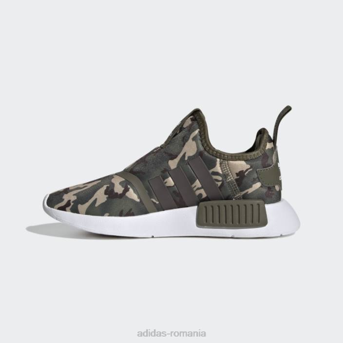 Adidas NMD 360 Shoes Olive Adidas copii măsliniu/maro închis/alb 2JBN17652