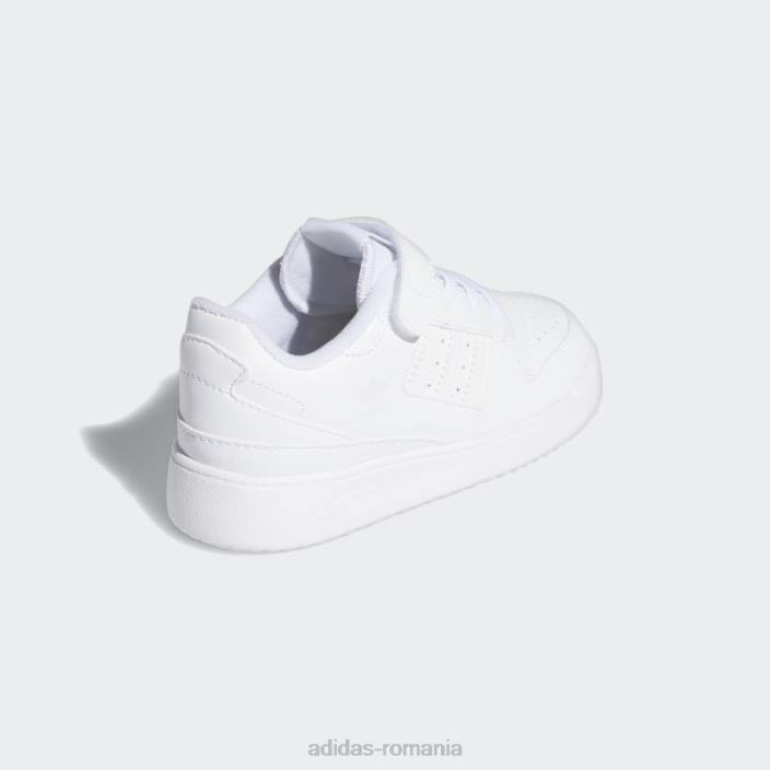 Adidas alb forum pantofi joase moda copii alb 2JBN3503