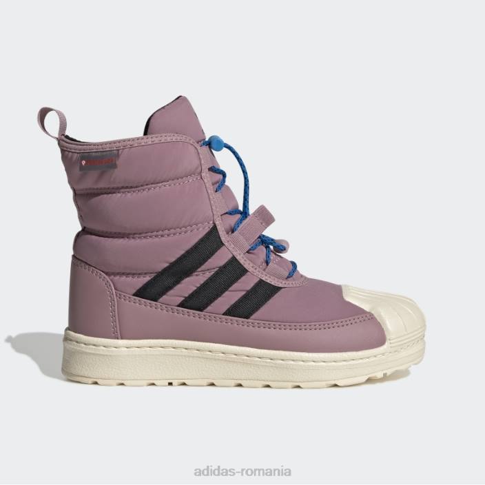 Adidas cizme mov superstar 360 2.0 copii papură mov/negru/albastru 2JBN17962