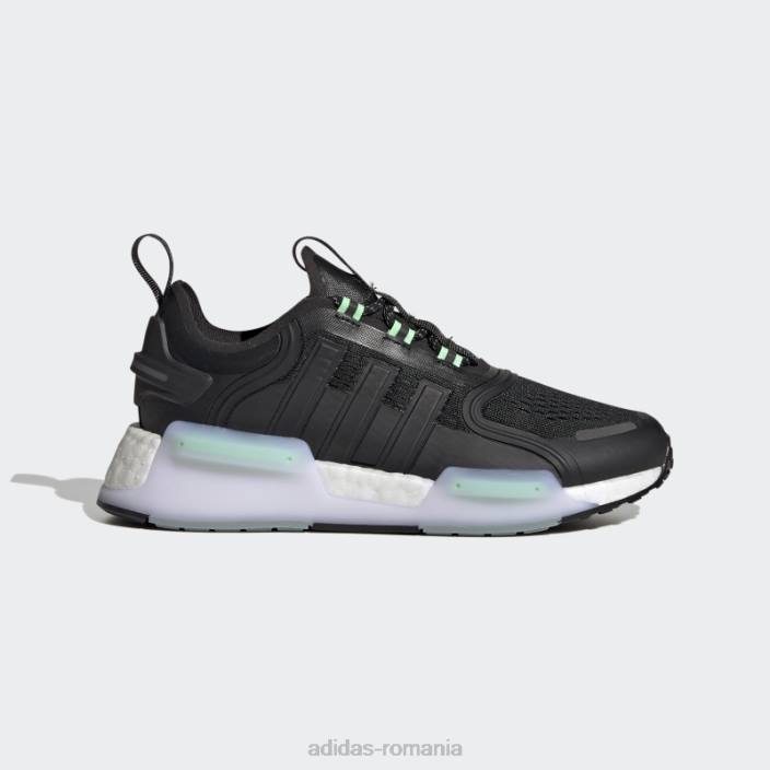 Adidas fashion beam green pantofi nmd-v3 copii negru/alb/verde fascicul 2JBN11488