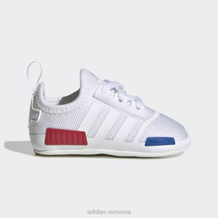 Adidas fashion nmd pantofi albi copii alb 2JBN11071
