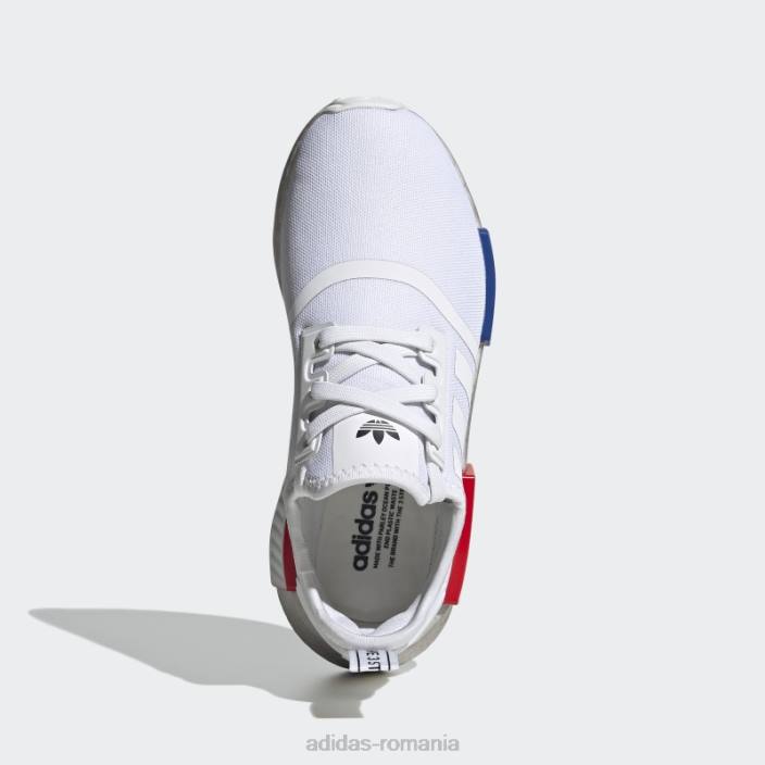 Adidas fashion nmd-r1 pantofi rafinati gri copii alb/gri 2JBN18156