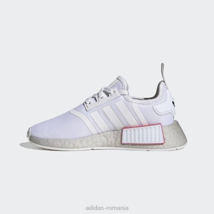 Adidas fashion nmd-r1 pantofi rafinati gri copii alb/gri 2JBN18156