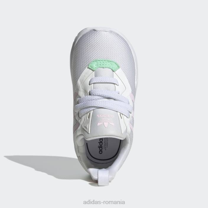 Adidas mint originals flex pantofi eleganti copii alb/roz/mentă 2JBN18113