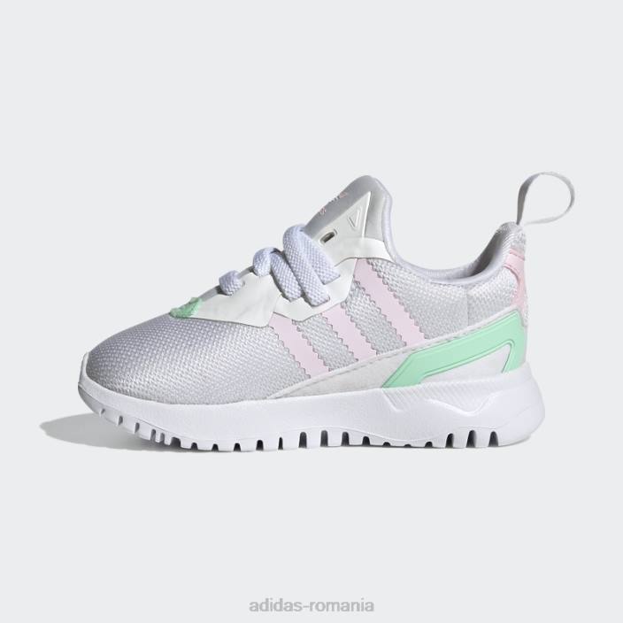 Adidas mint originals flex pantofi eleganti copii alb/roz/mentă 2JBN18113