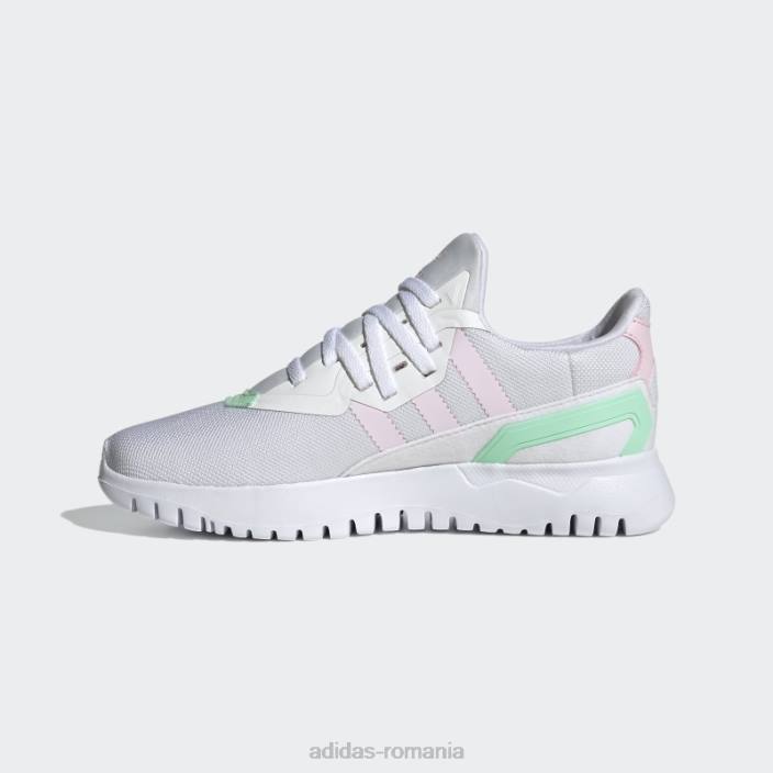 Adidas mint originals flex pantofi moda copii alb/roz/mentă 2JBN18095