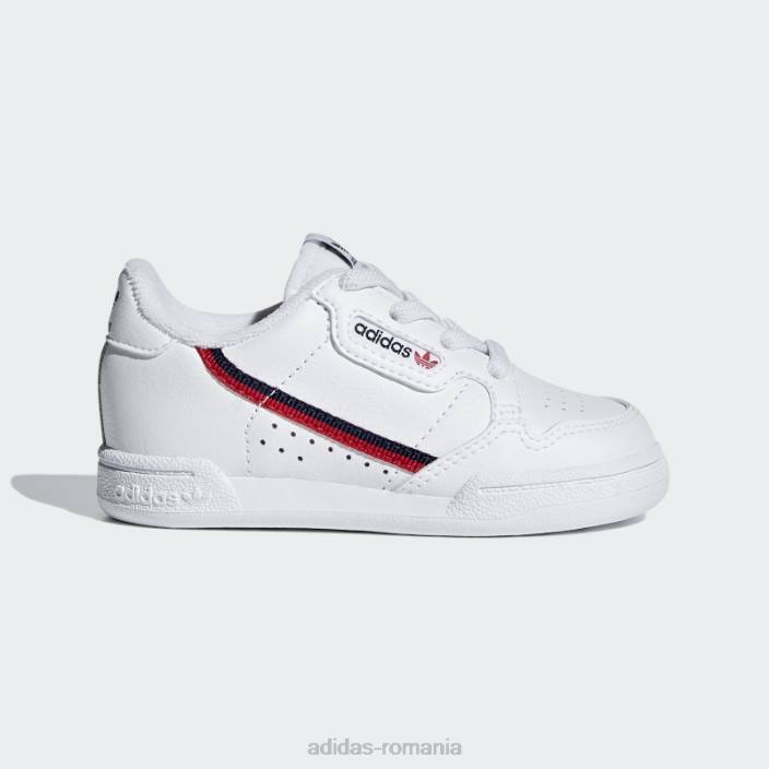 Adidas modă pantofi continental 80 bleumarin copii alb/stacojiu/marin 2JBN17921