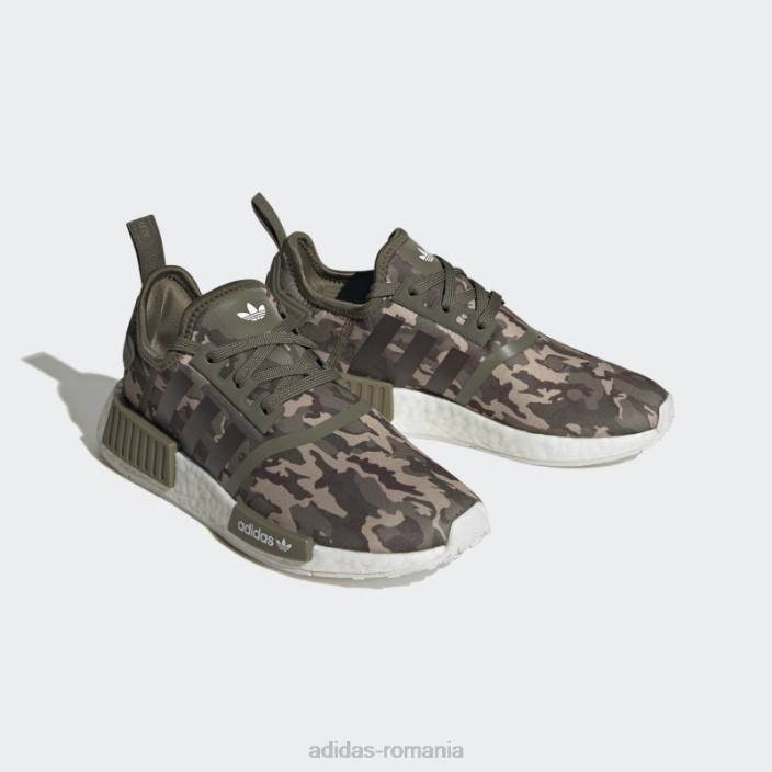 Adidas nmd-r1 pantofi măslini copii măsliniu/alb 2JBN17892