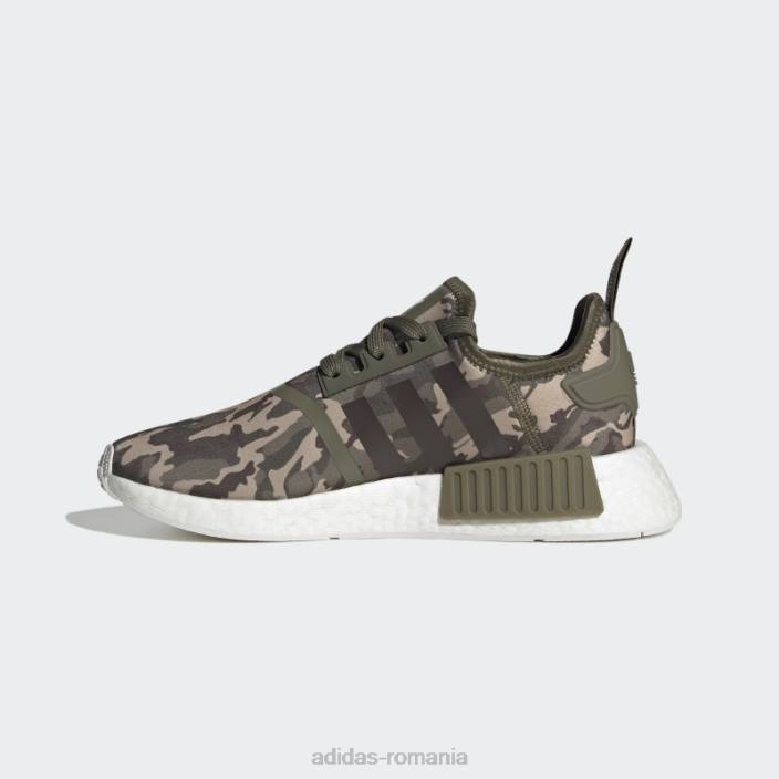 Adidas nmd-r1 pantofi olive copii măsliniu/alb 2JBN11335