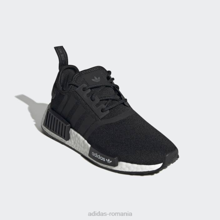 Adidas nmd-r1 pantofi rafinati alb fierbinte copii alb negru 2JBN3590