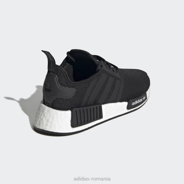 Adidas nmd-r1 pantofi rafinati alb fierbinte copii alb negru 2JBN3590