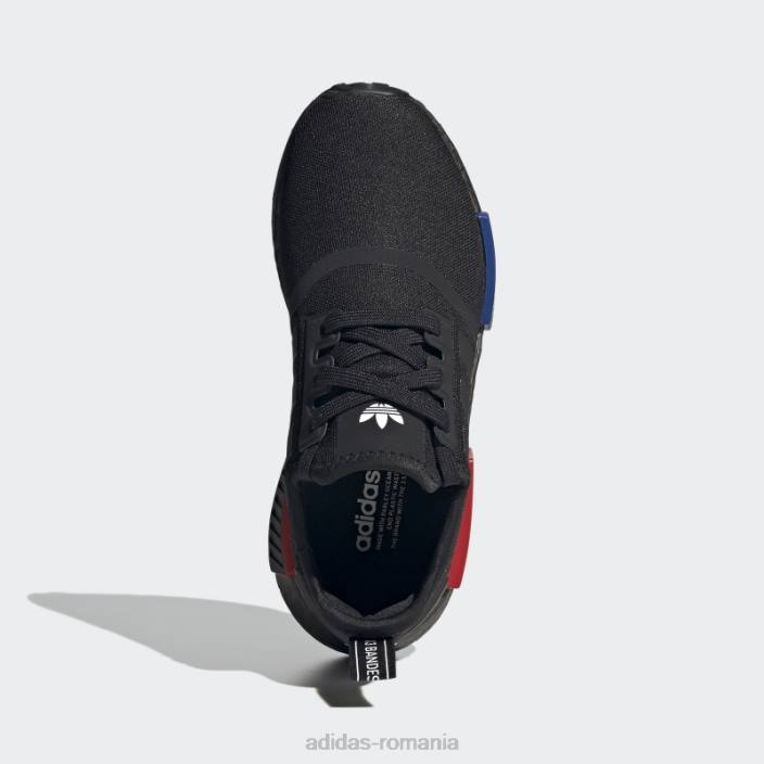 Adidas nmd-r1 pantofi rafinati gri copii gri inchis 2JBN18059