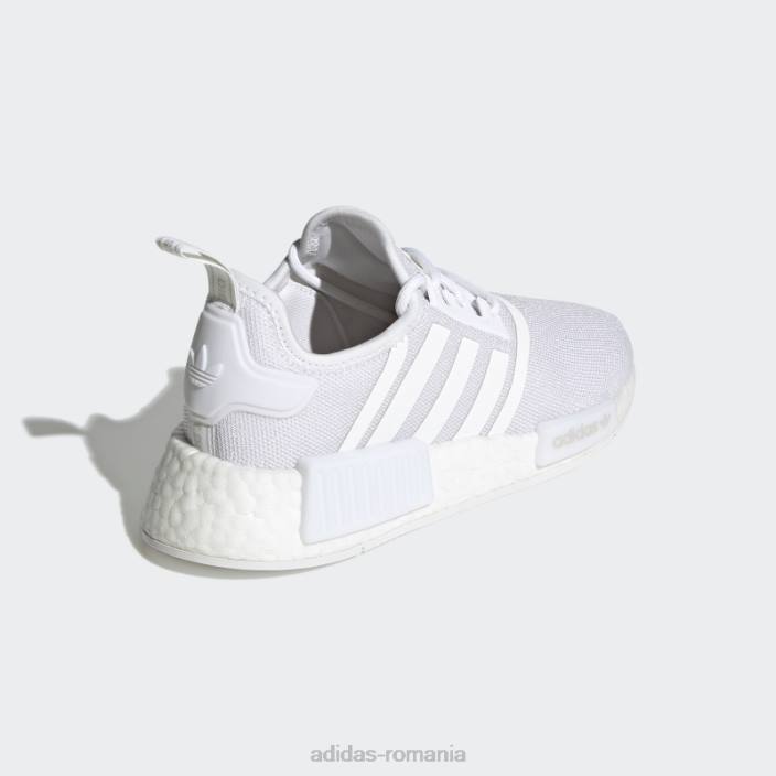 Adidas nmd-r1 pantofi rafinati gri fashion copii alb/gri 2JBN11043