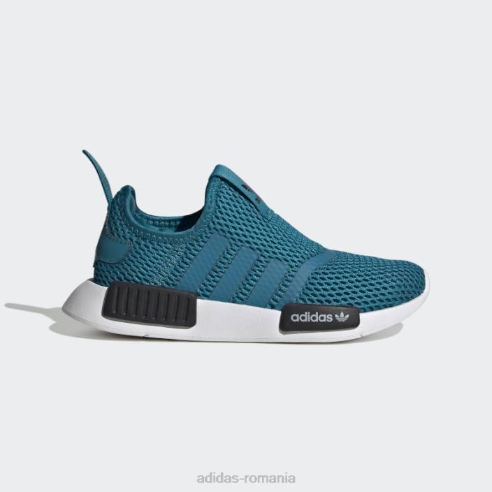 Adidas pantofi adidas nmd 360 teal copii teal/negru 2JBN11199