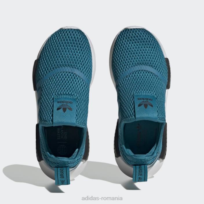 Adidas pantofi adidas nmd 360 teal copii teal/negru 2JBN11199