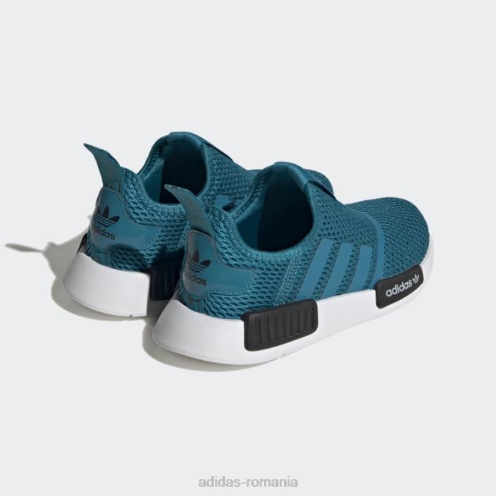 Adidas pantofi adidas nmd 360 teal copii teal/negru 2JBN11199