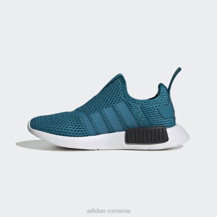 Adidas pantofi adidas nmd 360 teal copii teal/negru 2JBN11199