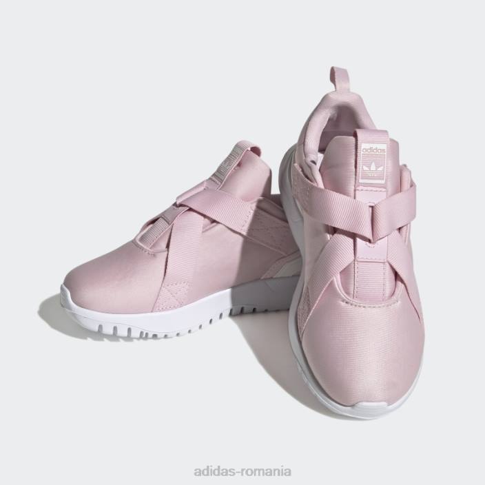 Adidas pantofi adidas originali roz flex 2.0 copii roz/alb 2JBN18255