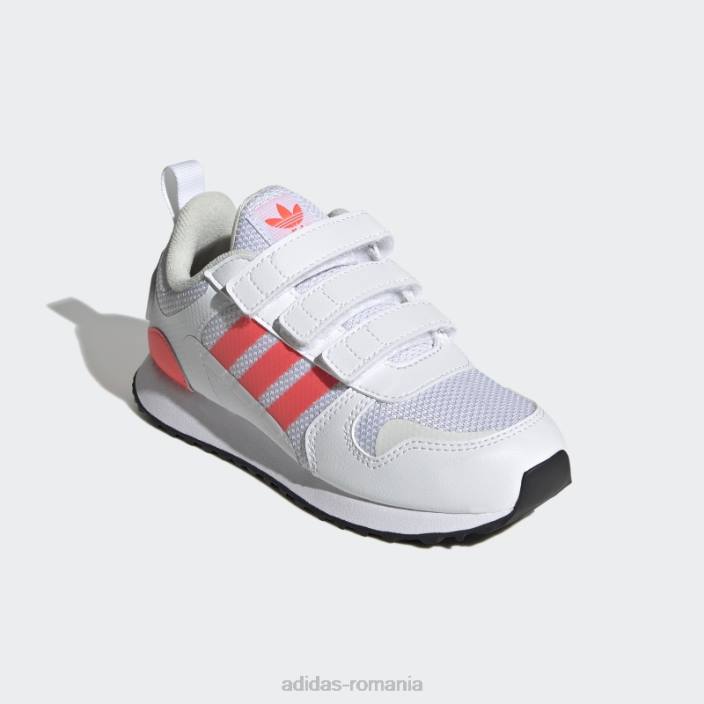 Adidas pantofi adidas zx 700 hd albi copii nuanță alb/turbo/alb 2JBN18267