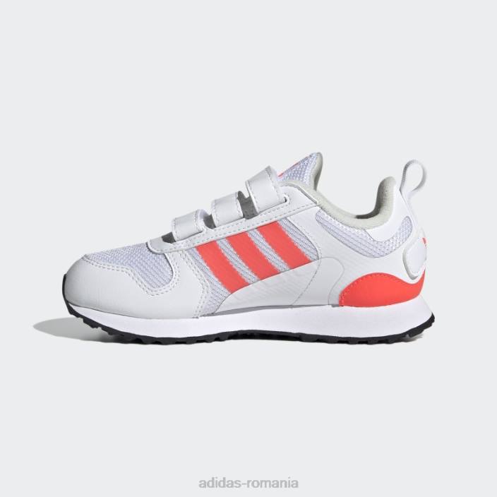 Adidas pantofi adidas zx 700 hd albi copii nuanță alb/turbo/alb 2JBN18267