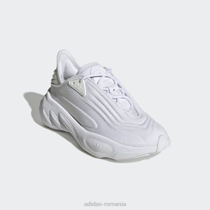 Adidas pantofi adifom sltn alb copii alb/gri liniuță 2JBN11258