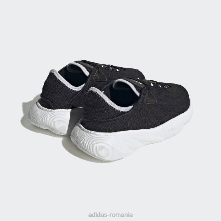 Adidas pantofi adifom sltn alb copii alb negru 2JBN18257