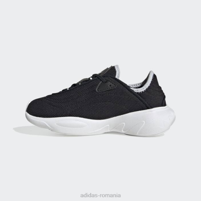 Adidas pantofi adifom sltn alb copii alb negru 2JBN18257