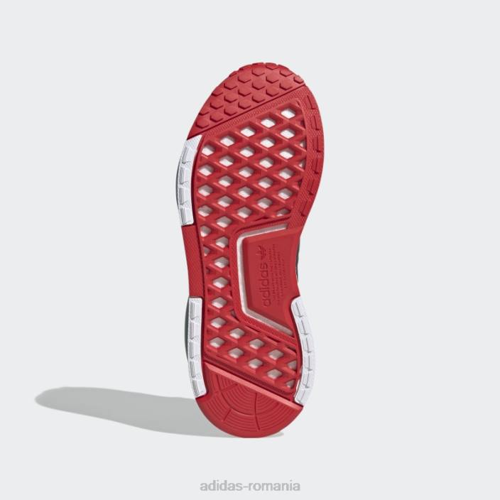 Adidas pantofi albi fierbinți nmd-v3 copii gri/negru/alb 2JBN11448