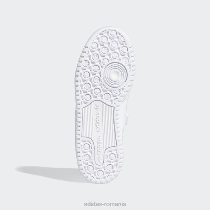Adidas pantofi albi forum low copii alb 2JBN3562